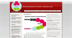 Desktop Screenshot of creativedyslexics.org
